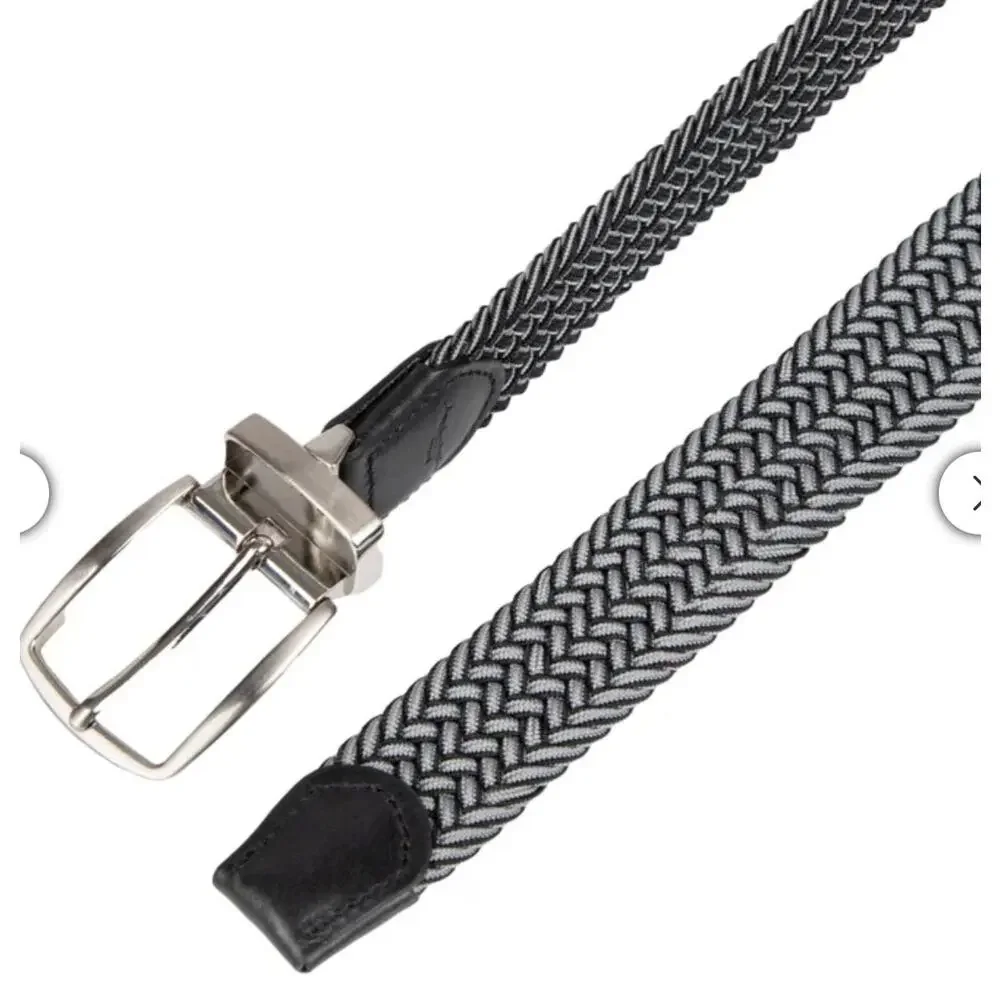 Tommy Bahama Men's Stretch Braided Reversible Belt Size L/XL NEW #J-5